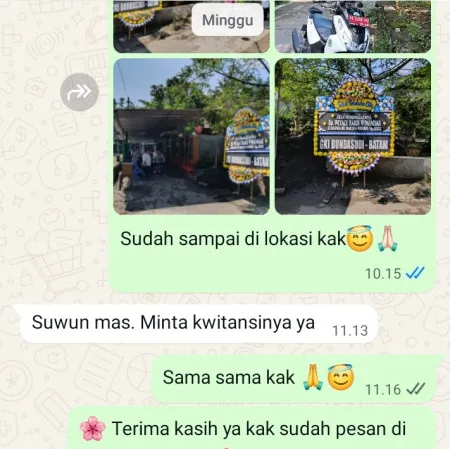 Pengiriman Papan Bunga Duka Cluster Emerald Summarecon