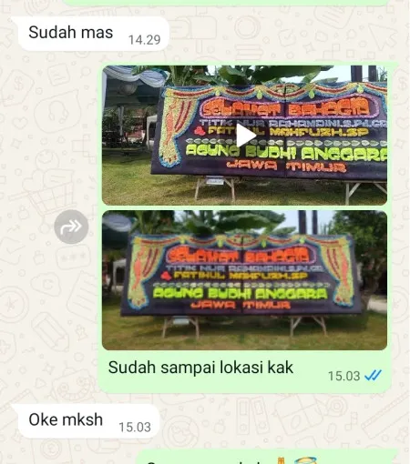 Pengiriman Papan Bunga Cluster Emerald Summarecon